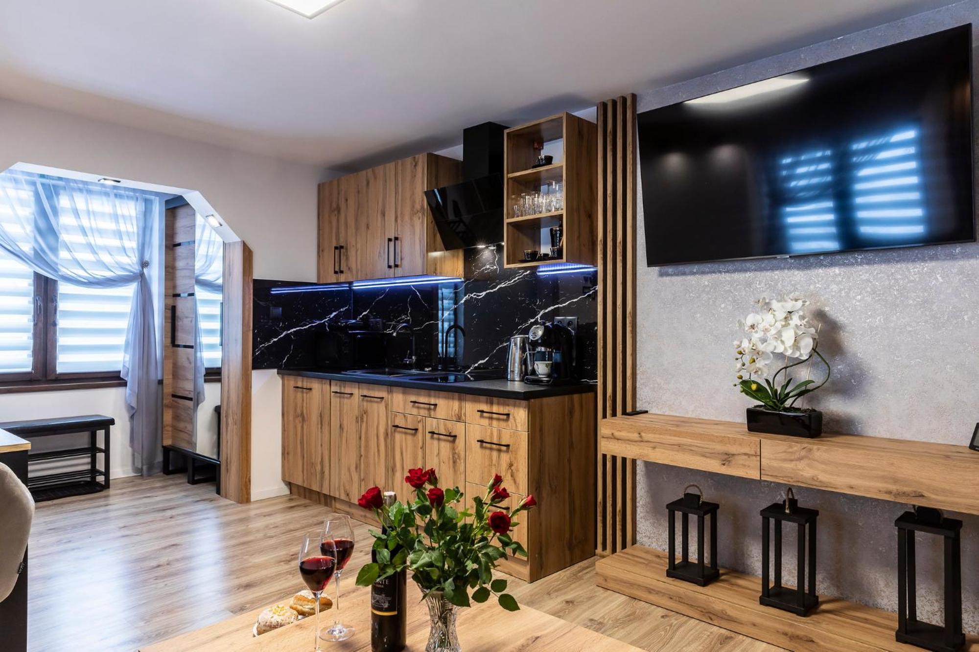 Apartament Tatravika Z Basenem I Widokiem Kościelisko Eksteriør bilde