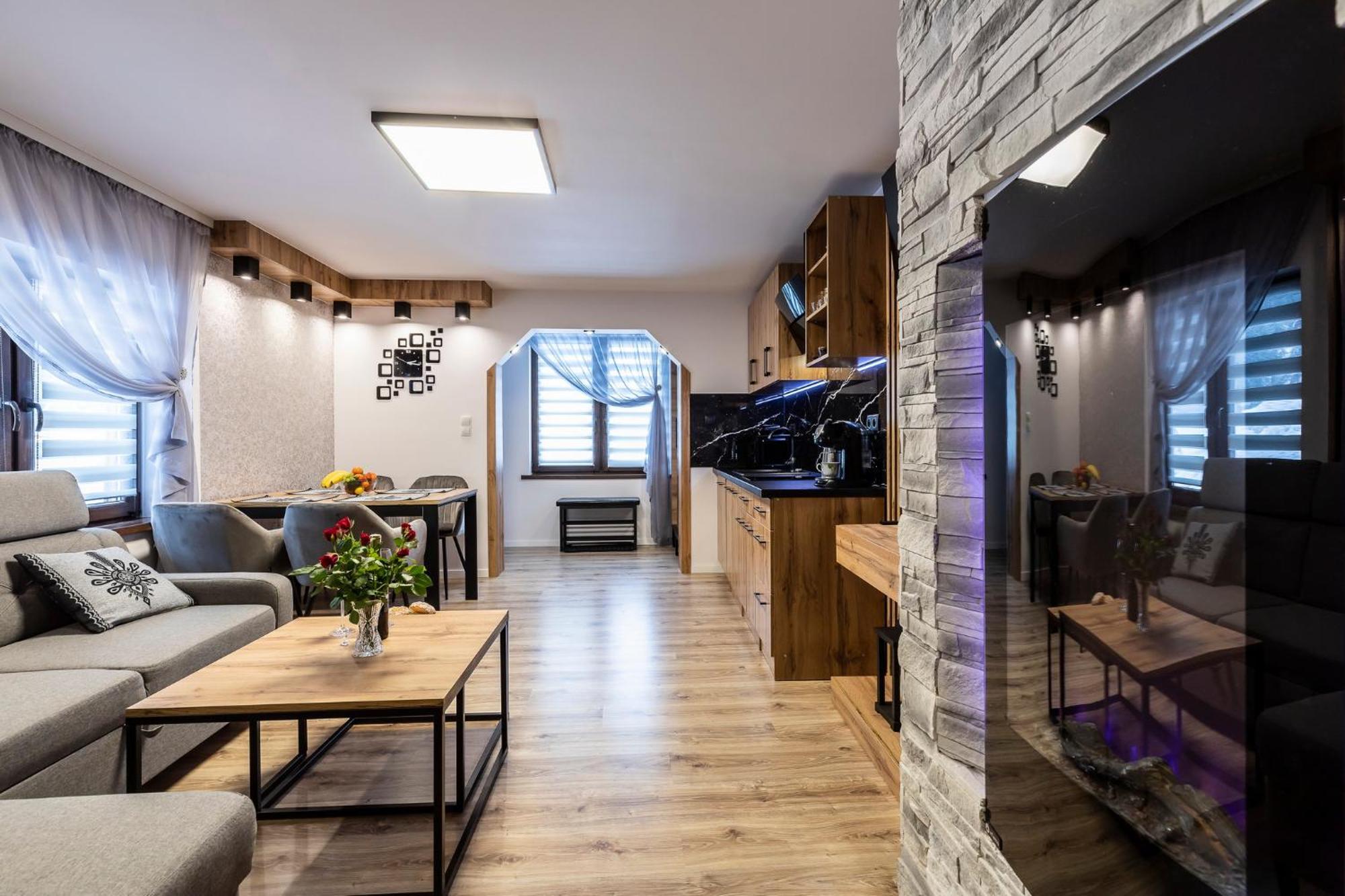 Apartament Tatravika Z Basenem I Widokiem Kościelisko Eksteriør bilde